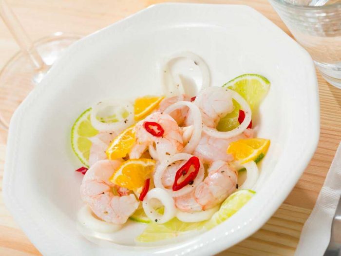 Ceviche De Langostino Un Entrante De Ensue O