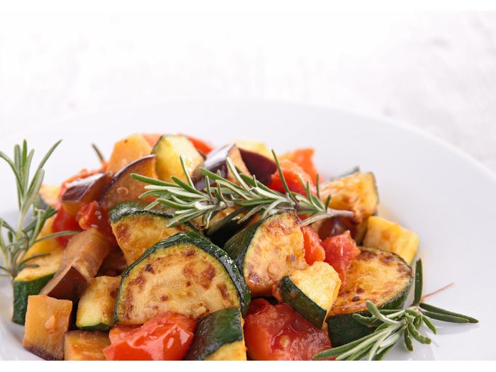 Parrillada de verduras con patatas, vinagreta o mojo picón Jet