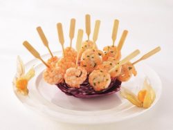 piruleta de langostino