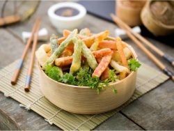 verduritas en tempura