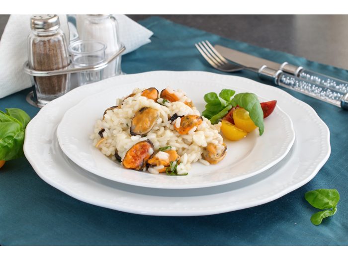 Risotto de mariscos gourmet