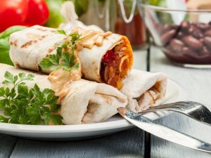 burritos de pollo