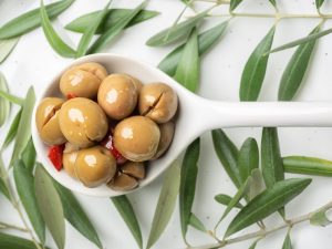 tapa de aceitunas