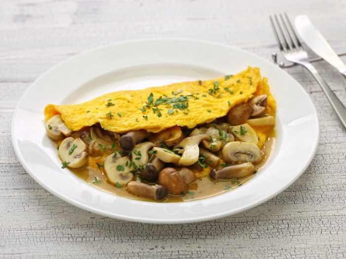 Omelette de setas: el desayuno ideal