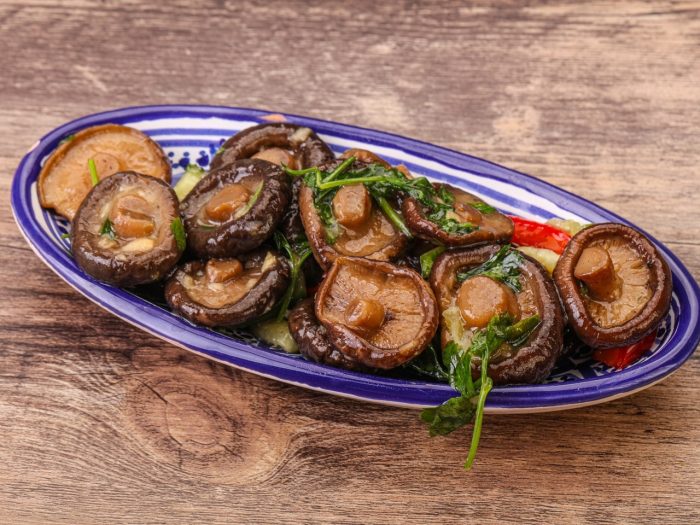 Shitake setas aliñadas: el aperitivo ideal