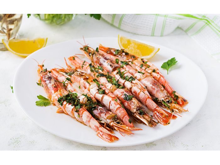 Langostino tunez al ajillo