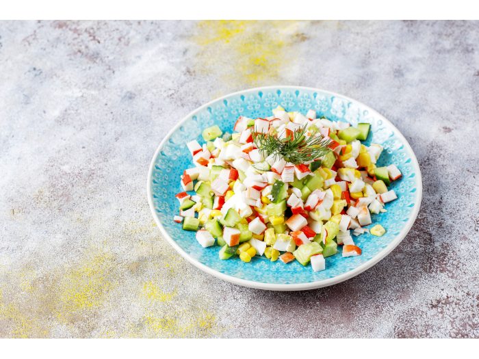 Ensalada de Surimi Premium y vegetales