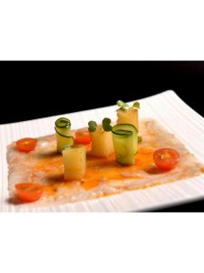 carpaccio de gambón