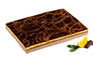 naranja con chocolate