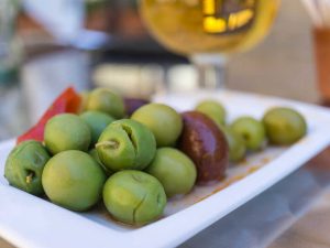aceitunas partidas