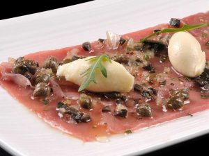 carpaccio de atún