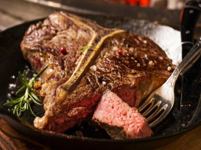 Filete de ternera a la parrilla