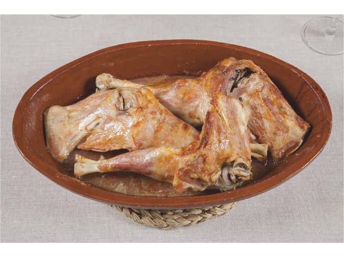 Paletilla de cordero al horno