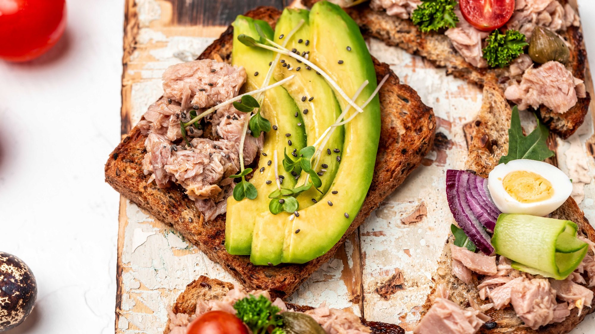 tostadas de atún