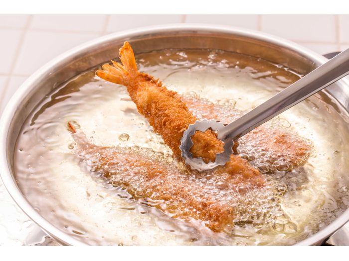 Camarones rebozados con Aceite Gran Chef