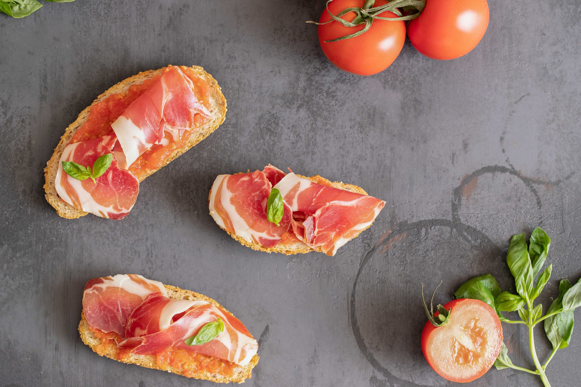 Tostadas de jamón