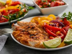 pimiento morrón en tiras