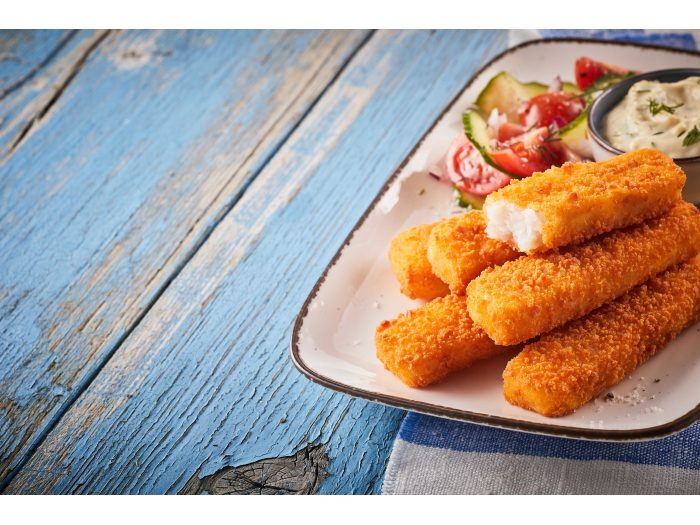 Varitas de merluza con salsa tártara