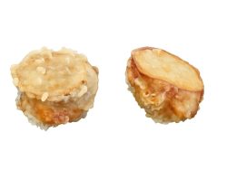 BERENJENA CON LANGOSTINO EN TEMPURA 30 GRS