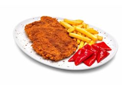 CACHOPO DE TERNERA Y QUESO DE CABRA